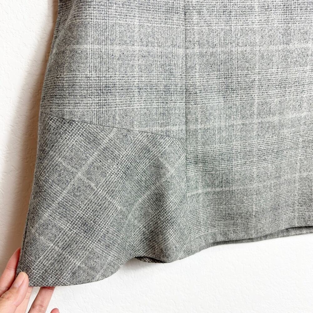 TALBOTS WOVEN IN ITALY GREY SKIRT SIZE 14 BRAND NEW WITH TAGS WOOL - Picture 4 of 5